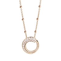 Collier Crivelli Femme Like in Or rosé Diamante 1.12 Ct 80143851 - 80143851